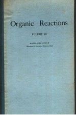 ORGANIC REACTIONS VOLUME 18