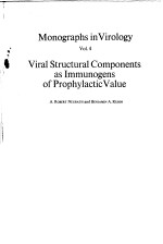 VIRAL STRUCTURAL COMPONENTS AS IMMUNOGENS OF PROPHYLACTIC VALUE VOL.4