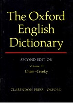 THE OXFORD ENGLISH DICTIONARY SECOND EDITION VOLUME Ⅲ