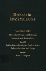 METHODS IN ENZYMOLOGY VOLUME 203 MOLECULAR DESIGN AND MODELING：CONCEPTS AND APPLICATIONS PART B