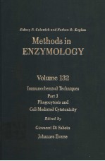 METHODS IN ENZYMOLOGY VOLUME 132 IMMUNOCHEMICAL TECHNIQUES PART J PHAGOCYTOSIS AND CELL-MEDIATED