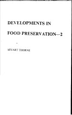 DEVELOPMENTS IN FOOD PRESERVATION—2