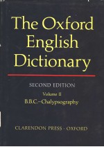 THE OXFORD ENGLISH DICTIONARY SECOND EDITION VOLUME Ⅱ