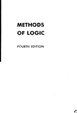 METHODS OF LOGIC FOURTH EDITION