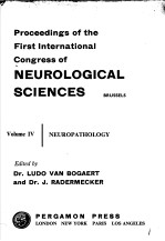 FIRST INTERNATIONAL CONGRESS OF NEUROLOGICAL SCIENCES PREMIER CONGRES INTERNATIONAL DE SCIENCES NEUR