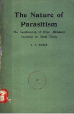 THE NATURE OF PARASITISM