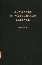 ADVANCES IN VETERINARY SCIENCE VOLUME 7 ADVISORY BOARD