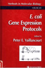 METHODS IN MOLECULAR BIOLOGY VOLUME 205 E.COLI GENE EXPRESSION PROTOCOLS