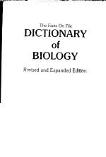 THE FACTS ON FILE DICTIONARY OF BIOLOGY