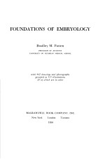 FOUNDATIONS OF EMBRYOLOGY