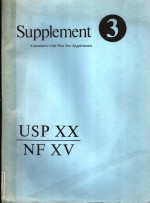 SUPPLEMENT 3 CUMULATIVE WITH FIRST TWO SUPPLEMENTS USP 20 NF 15