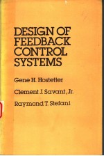 DESIGN OF FEEDBACK CONTROL SYSTEMS