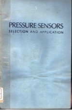 PRESSURE SENSORS SELECTION AND APPLICATION