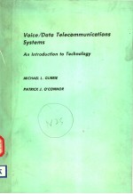 VOICE/DATA TELECOMMUNICATIONS SYSTEMS AN INTRODUCTION TO TECHNOLOGY