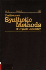 THEILHEIMER'S SYNTHETIC METHODS OF ORGANIC CHEMISTRY VOLUME 48