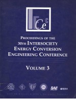 PROCEEDINGS OF THE 30TH INTERSOCIETY ENERGY CONVERSION ENGINEERING CONFERENCE VOLUME 3