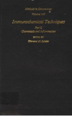 METHODS IN ENZYMOLOGY VOLUME 162 IMMUNOCHEMICAL TECHNIQUES PART L CHEMOTAXIS AND INFLAMMATION