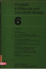 PROGRESS IN MOLECULAR AND SUBCELLULAR BIOLOGY VOLUME 6