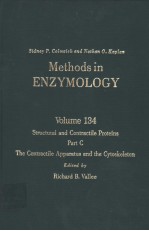 METHODS IN ENZYMOLOGY VOLUME 134 STRUCTURAL AND CONTRACTILE PROTEINS PART C THE CONTRACTILE APPA