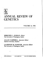 ANNUAL REVIEW OF GENETICS VOLUME 16 1982