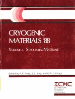 CRYOGENIC MATERIALS'88  VOLUME 2  STRUCTURAL MATERIALS