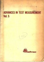 ADVANCES IN TEST MEASUREMENT VOL.5