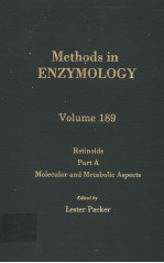 METHODS IN ENZYMOLOGY VOLUME 189 RETINOIDS PART A MOLECULAR AND METABOLIC ASPECTS