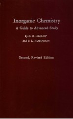 INORGANIC CHEMISTRY A GUIDE TO ADVANCED STUDY SECOND