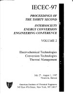 IECEC-97 PROCEEDINGS OF THE THIRTY-SECOND INTERSOCIETY ENERGY CONVERSION ENGINEERING CONFERENCE V