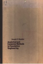 ANALYTICAL AND COMPUTER METHODS IN FOUNDATION ENGINEERING