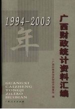 1994-2003年广西财政统计资料汇编