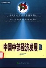 中国中部经济发展报告 2007