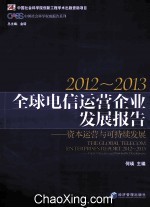 全球电信运营企业发展报告  2012-2013  资本运营与可持续发展