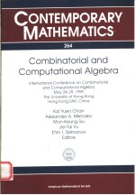 CONTEMPORARY MATHEMATICS 264 COMBINATORIAL AND COMPUTATIONAL ALGEBRA