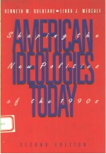 AMERICAN IDEOLOGIES TODAY SECOND EDITION