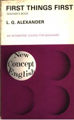 NEW CONCEPT ENGLISH FIRST THINGS FIRST TEACHER'S BOOK