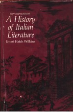 A HISTORY OF ITALIAN LITERATURE