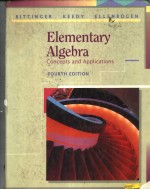 ELEMENTARY ALGEBRA CONCEPTS AND APPLICATIONS FOURTH EDITION