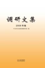 调研文集 2008年卷