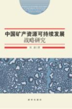 中国矿产资源可持续发展战略研究