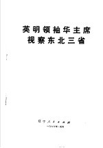 英明领袖华主席视察东北三省