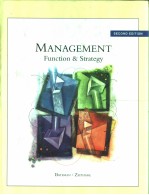 MANAGEMENT:FUNCTION AND STRATEGY SECOND EDITION