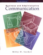 BUSINESS AND ADMINISTRATIVE COMMUNICATION FOURTH EDITION