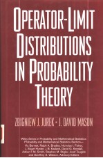 OPERATOR-LIMIT DISTRIBUTIONS IN PROBABILITY THEORY