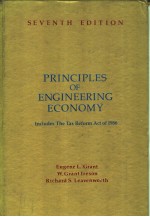 PRINCIPLES OF ENGINEERING ECONOMY SEVENTH EDITION