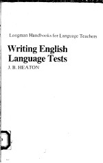 WRITING ENGLISH LANGUAGE TESTS