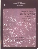 MEIGS AND MEIGS ACCOUNTING THE BASIS FOR BUSINESS DECISIONS NINTH EDITION