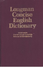 LONGMAN CONCISE ENGLISH DICTIONARY