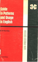 GUIDE TO PATTERNS AND USAGE IN ENGLISH  SEOCND EDITION