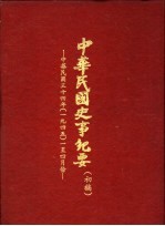 中华民国史事纪要 初稿 中华民国三十四年（1945）一至四月份